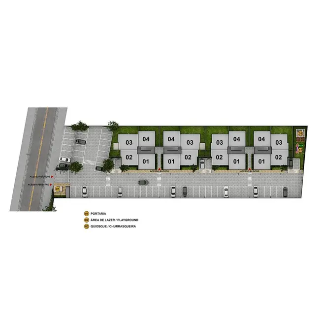 Foto 2 de Apartamento com 2 quartos à venda, 42m2 em Lopes de Oliveira, Sorocaba - SP