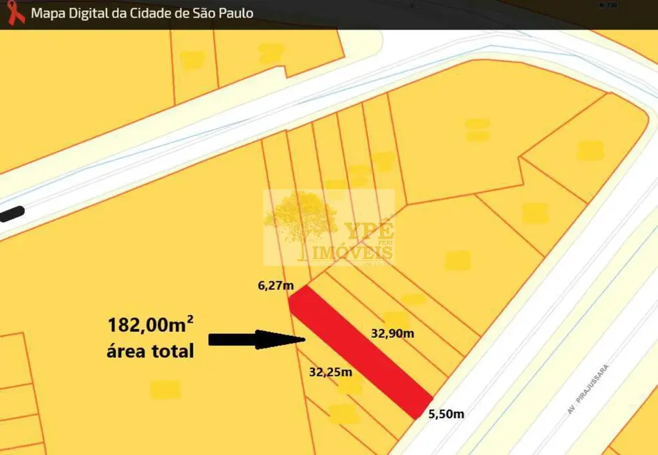 Foto 1 de Terreno / Lote à venda, 99m2 em Instituto de Previdência, São Paulo - SP