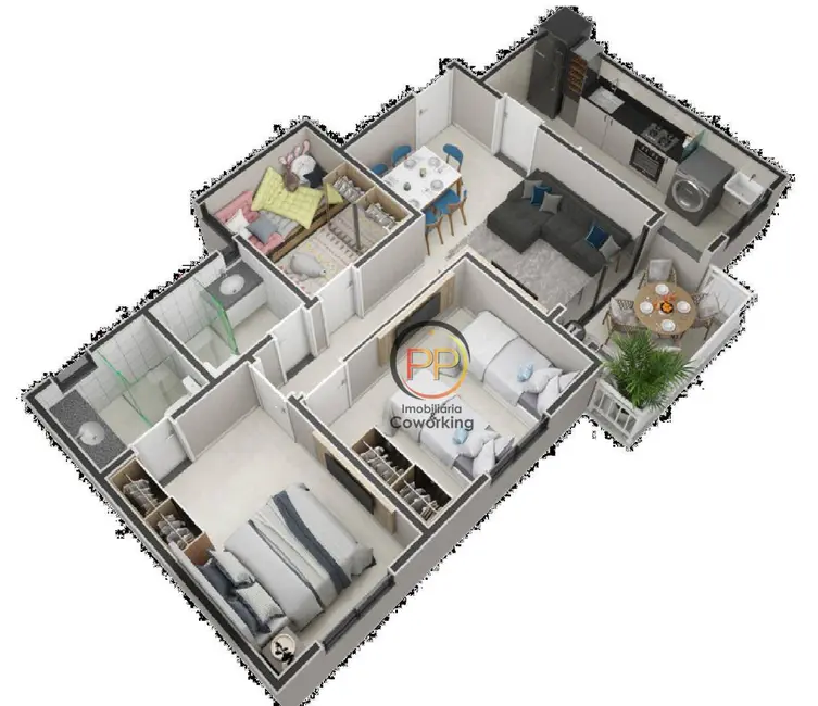 Apartamento com 2 quartos à venda, 51m2 em Guaribas, Eusebio - CE - imagem 5 Foto 5 de Apartamento com 2 quartos à venda, 51m2 em Guaribas, Eusebio - CE