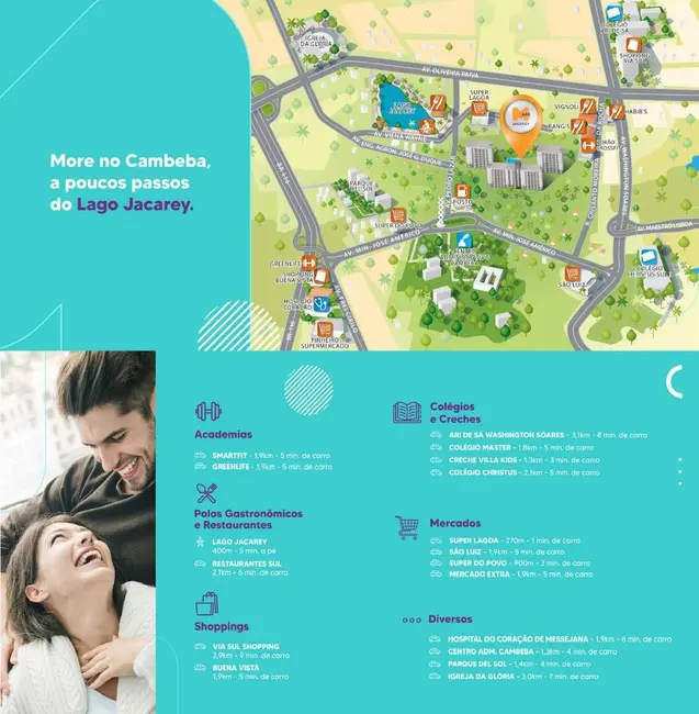 Foto 9 de Apartamento com 2 quartos à venda, 51m2 em Cambeba, Fortaleza - CE