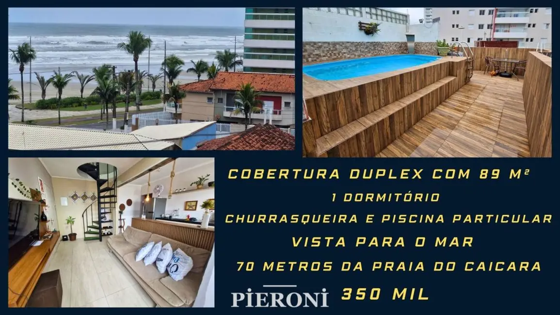 Apartamento com 1 quarto à venda, 89m2 em Caiçara, Praia Grande - SP - imagem 1 Foto 1 de Apartamento com 1 quarto à venda, 89m2 em Caiçara, Praia Grande - SP