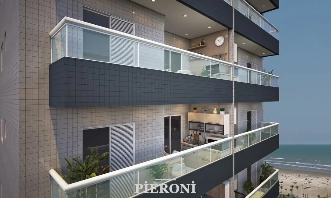 Foto 2 de Apartamento com 1 quarto à venda, 37m2 em Aviação, Praia Grande - SP
