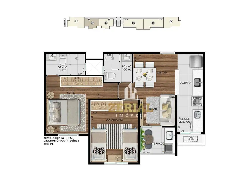 Apartamento com 2 quartos à venda, 51m2 em Fundação, Sao Caetano Do Sul - SP - imagem 3 Foto 3 de Apartamento com 2 quartos à venda, 51m2 em Fundação, Sao Caetano Do Sul - SP