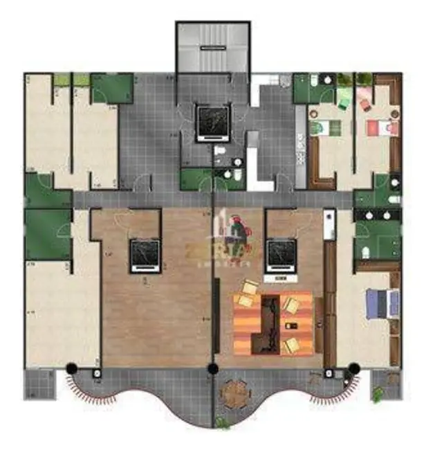 Foto 5 de Apartamento com 3 quartos à venda, 175m2 em Santa Paula, Sao Caetano Do Sul - SP