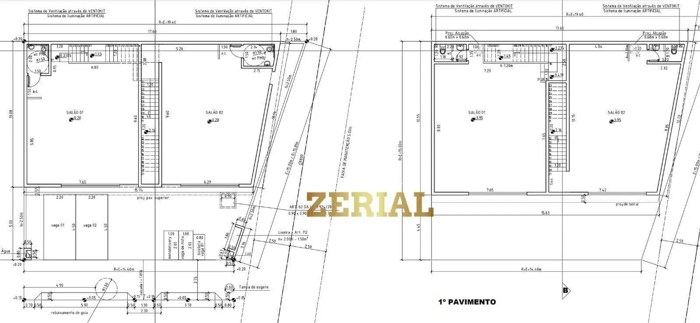 Foto 1 de Sala Comercial para alugar, 160m2 em Jardim, Santo Andre - SP