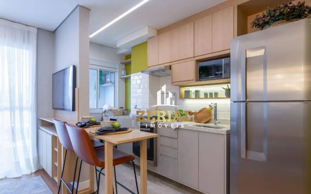 Foto 2 de Apartamento com 1 quarto à venda, 37m2 em Campestre, Santo Andre - SP