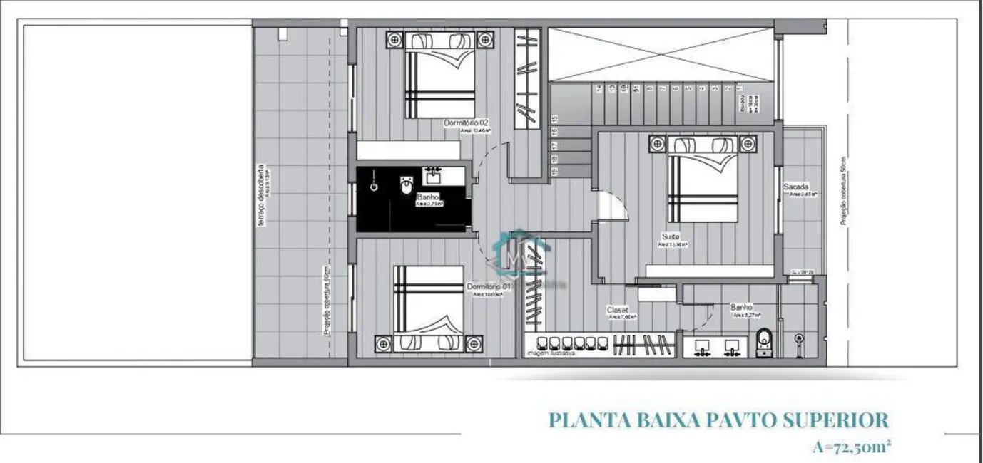 Sobrado com 3 quartos à venda, 168m2 em Distrito Industrial, Cachoeirinha - RS - imagem 6 Foto 6 de Sobrado com 3 quartos à venda, 168m2 em Distrito Industrial, Cachoeirinha - RS