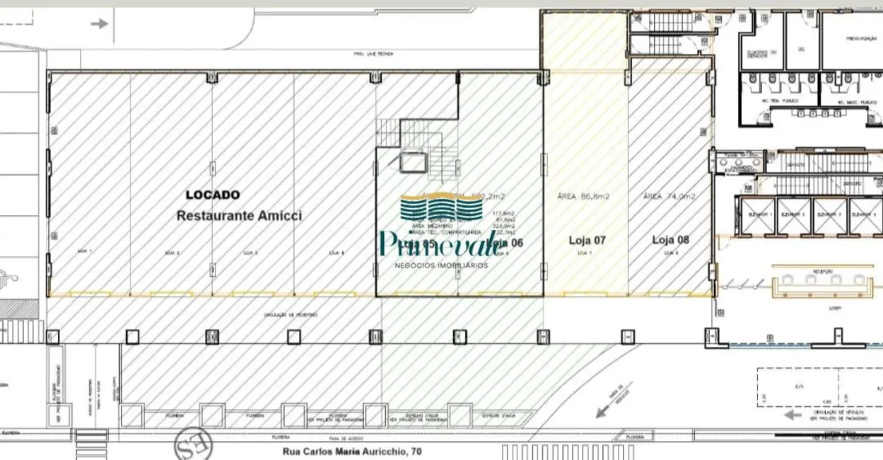 Foto 1 de Loja com 1 quarto para alugar, 74m2 em Sao Jose Dos Campos - SP