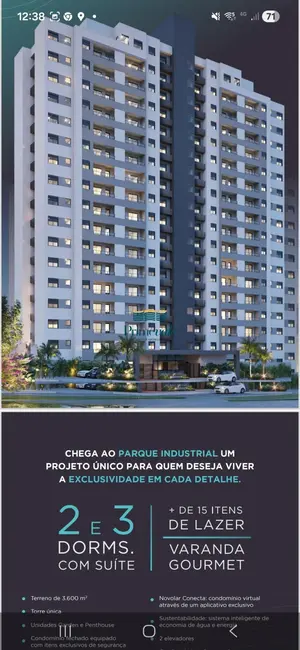 Foto 4 de Apartamento com 2 quartos à venda, 66m2 em Sao Jose Dos Campos - SP