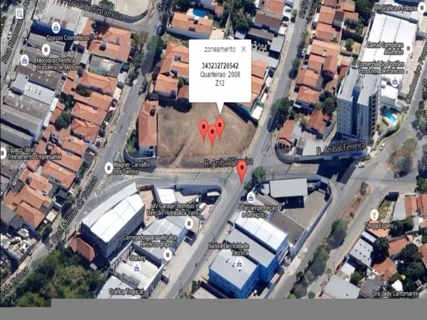 Foto 4 de Terreno / Lote à venda, 2050m2 em Jardim do Trevo, Campinas - SP