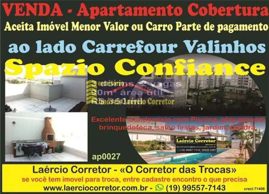 Foto 1 de Apartamento com 3 quartos à venda, 90m2 em Campinas - SP