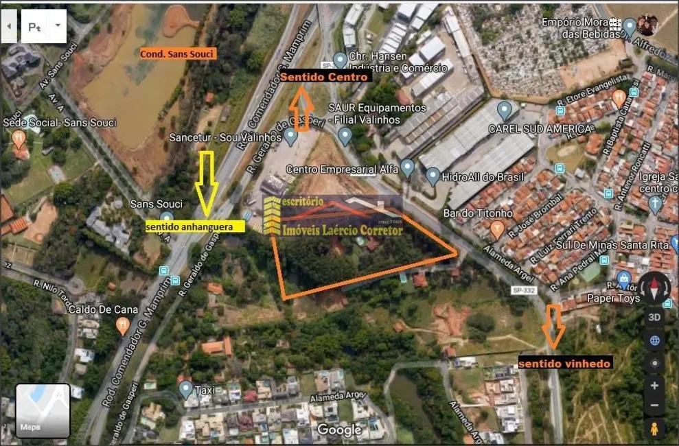 Foto 3 de Terreno / Lote à venda em Valinhos - SP