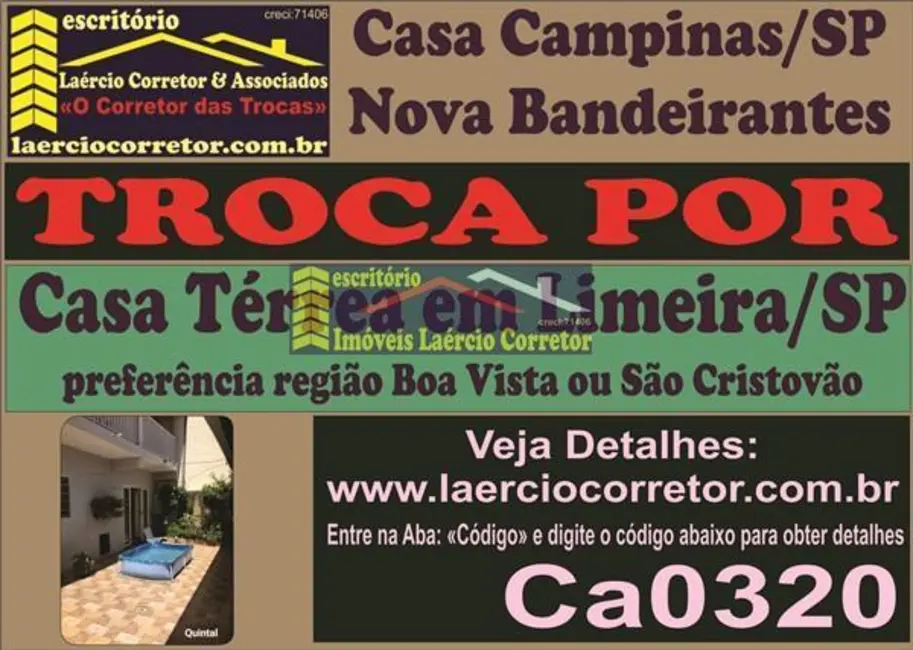 Foto 1 de Casa com 4 quartos à venda, 196m2 em Campinas - SP