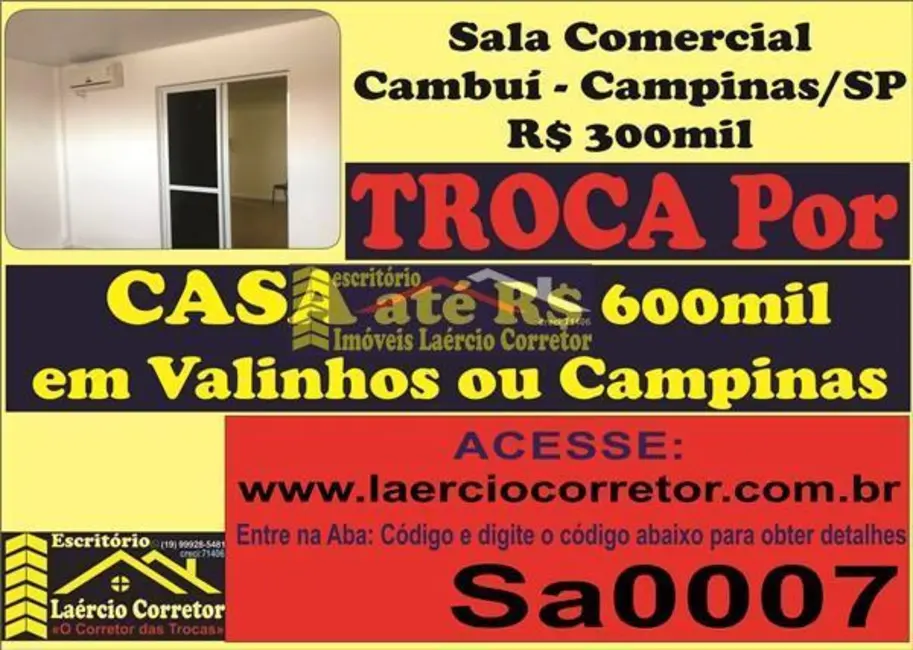 Foto 1 de Sala Comercial à venda, 48m2 em Campinas - SP
