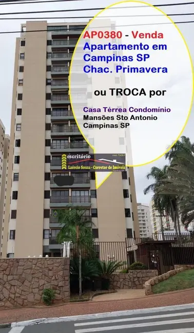 Foto 1 de Apartamento com 3 quartos à venda, 87m2 em Campinas - SP