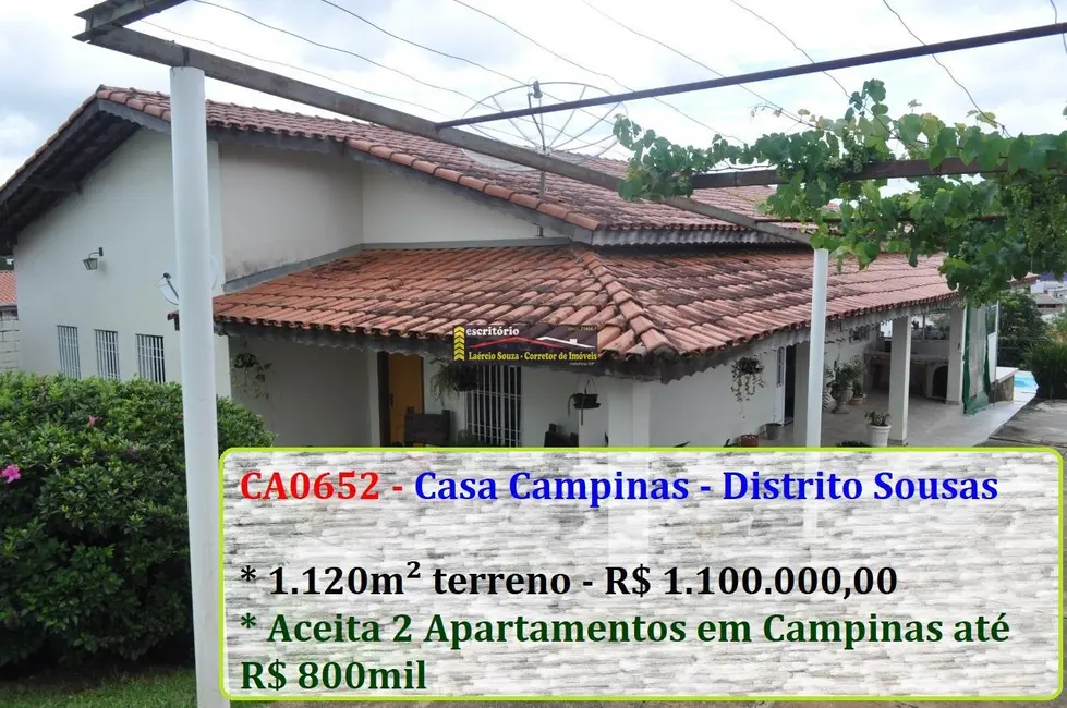 Foto 1 de Casa com 3 quartos à venda, 211m2 em Campinas - SP