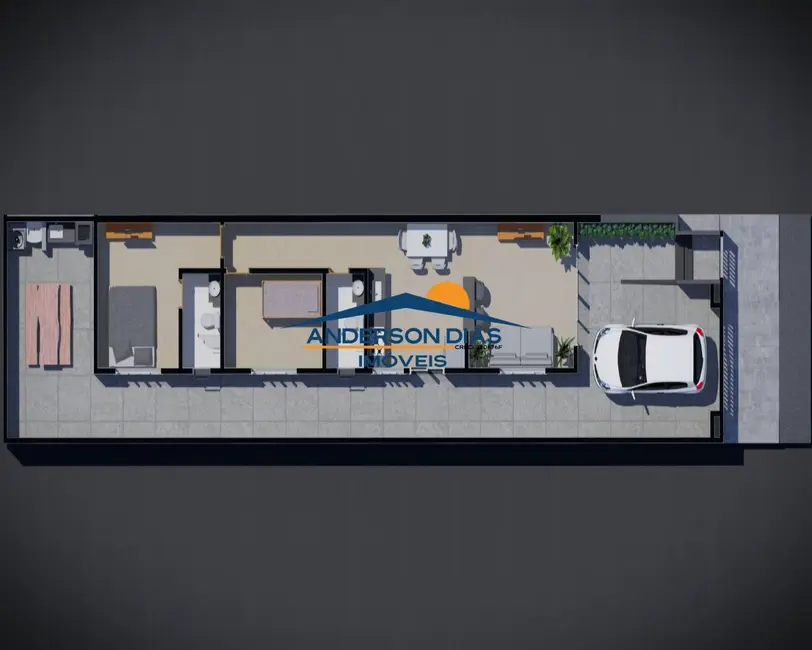 Foto 3 de Casa com 2 quartos à venda, 72m2 em Massaguaçu, Caraguatatuba - SP