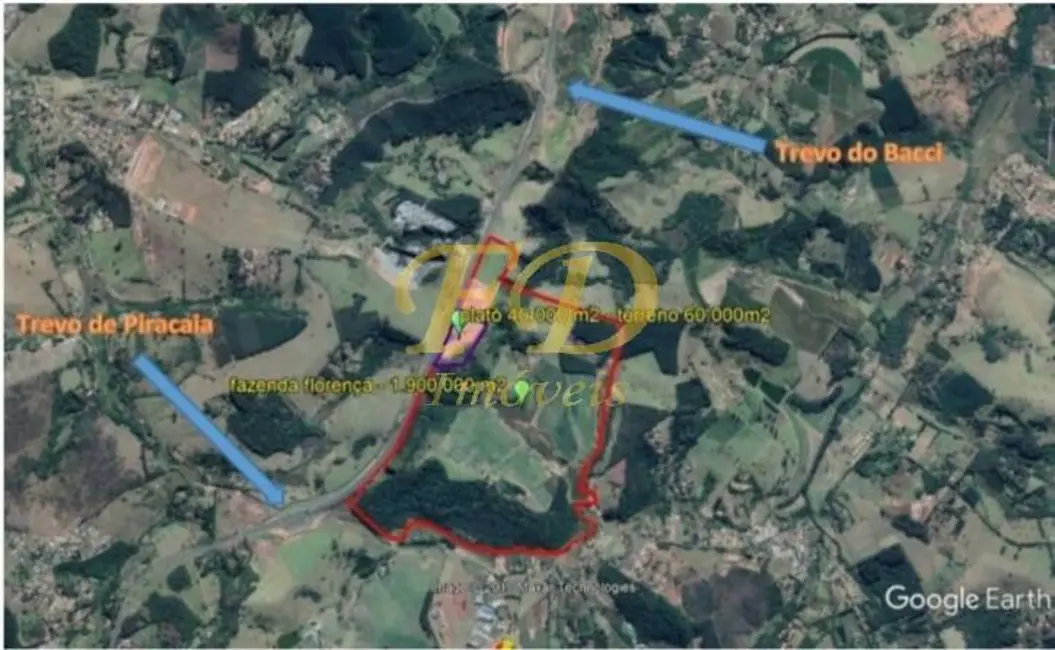 Foto 5 de Terreno / Lote à venda, 40000m2 em Braganca Paulista - SP