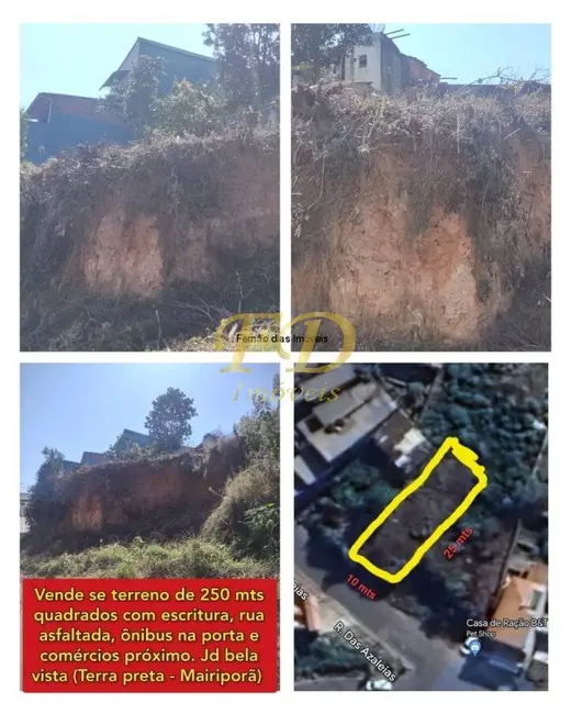 Foto 4 de Terreno / Lote à venda, 250m2 em Mairipora - SP