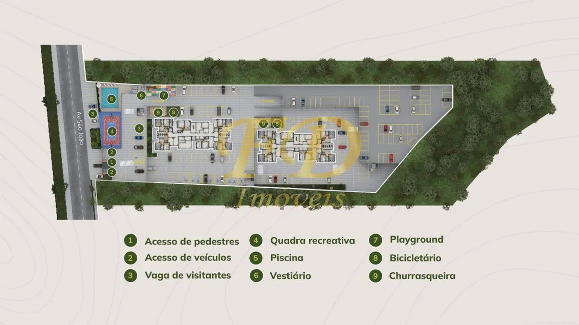 Foto 9 de Apartamento com 2 quartos à venda, 56m2 em Atibaia - SP