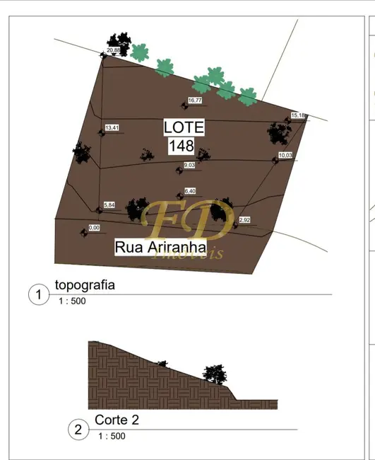 Foto 2 de Terreno / Lote à venda, 2480m2 em Atibaia - SP