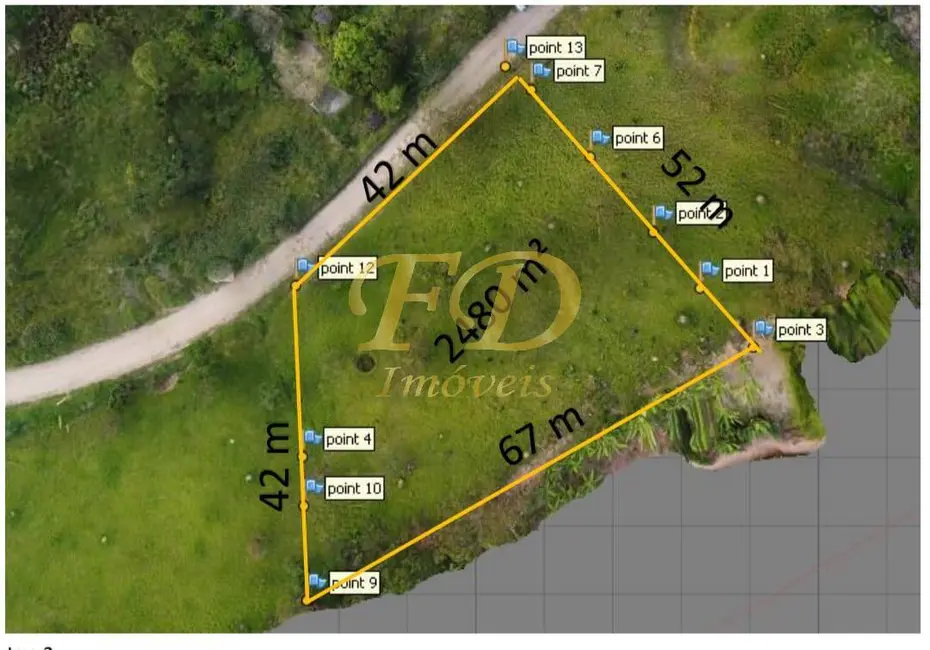 Foto 1 de Terreno / Lote à venda, 2480m2 em Atibaia - SP