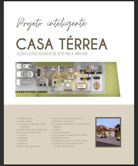 Foto 1 de Casa de Condomínio à venda em Itapetinga, Atibaia - SP