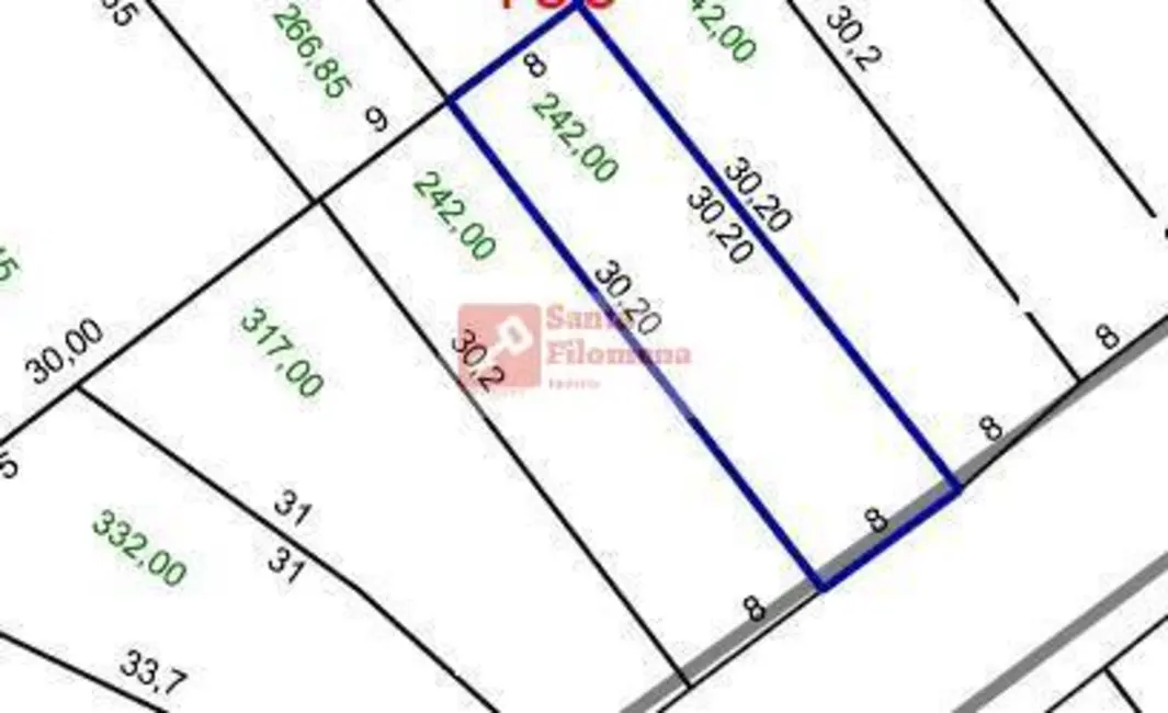 Foto 2 de Terreno / Lote à venda, 242m2 em Parque das Nações, Santo Andre - SP