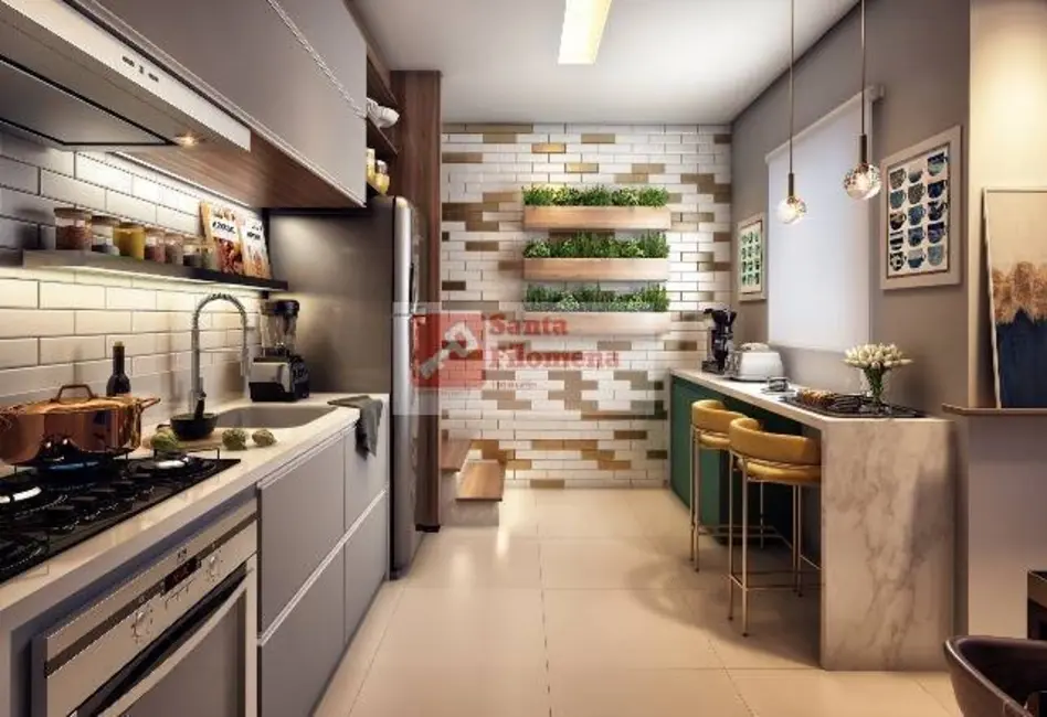 Foto 1 de Apartamento com 2 quartos à venda, 43m2 em Vila Príncipe de Gales, Santo Andre - SP