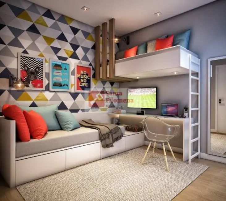 Apartamento com 2 quartos à venda, 43m2 em Vila Príncipe de Gales, Santo Andre - SP - imagem 4 Foto 4 de Apartamento com 2 quartos à venda, 43m2 em Vila Príncipe de Gales, Santo Andre - SP