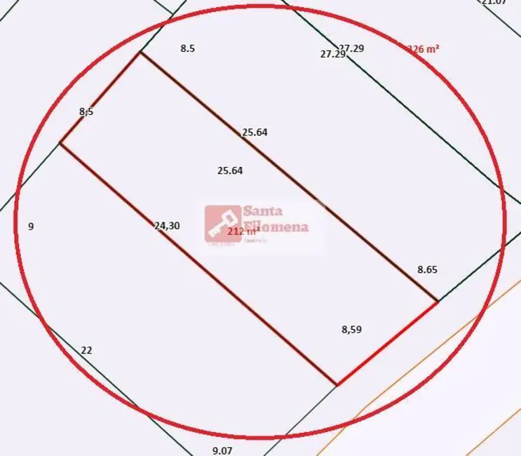 Foto 3 de Terreno / Lote à venda, 212m2 em Santa Terezinha, Santo Andre - SP