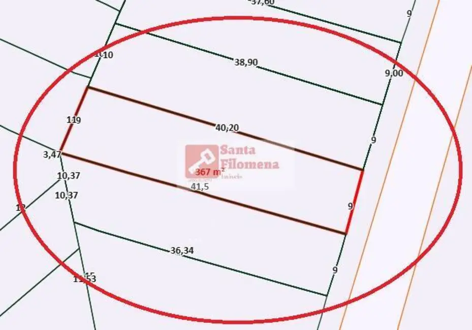 Foto 2 de Terreno / Lote à venda, 367m2 em Parque Oratório, Santo Andre - SP