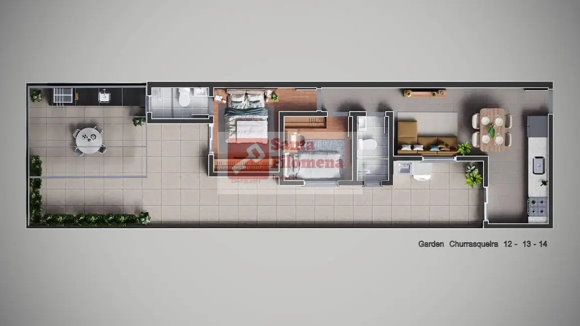 Apartamento com 2 quartos à venda, 92m2 em Campestre, Santo Andre - SP - imagem 9 Foto 9 de Apartamento com 2 quartos à venda, 92m2 em Campestre, Santo Andre - SP