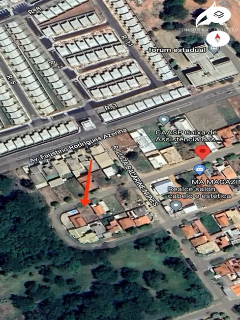 Foto 4 de Terreno / Lote à venda, 252m2 em Presidente Venceslau - SP