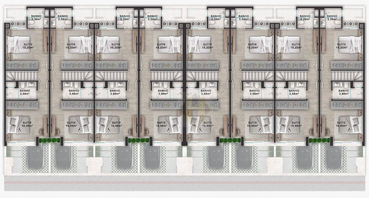 Foto 6 de Sobrado com 2 quartos à venda, 99m2 em Bombinhas - SC