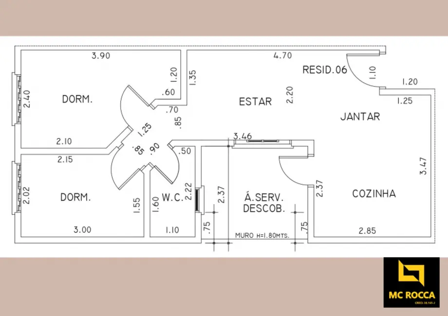 Apartamento com 2 quartos à venda, 43m2 em Vila Príncipe de Gales, Santo Andre - SP - imagem 4 Foto 4 de Apartamento com 2 quartos à venda, 43m2 em Vila Príncipe de Gales, Santo Andre - SP