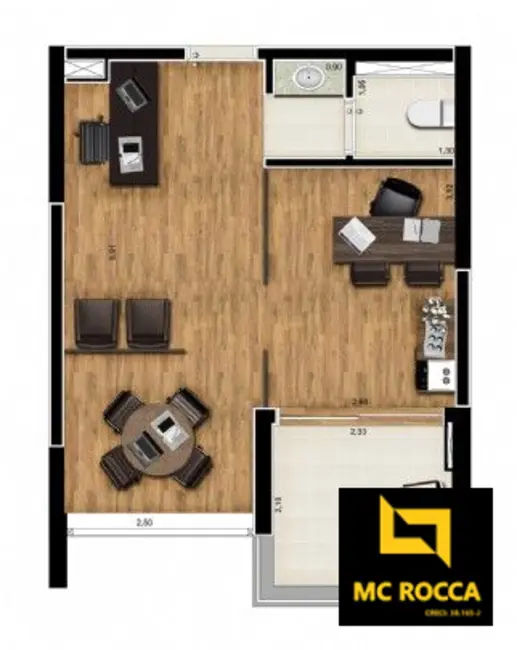 Foto 4 de Sala Comercial à venda, 36m2 em Jardim do Mar, Sao Bernardo Do Campo - SP