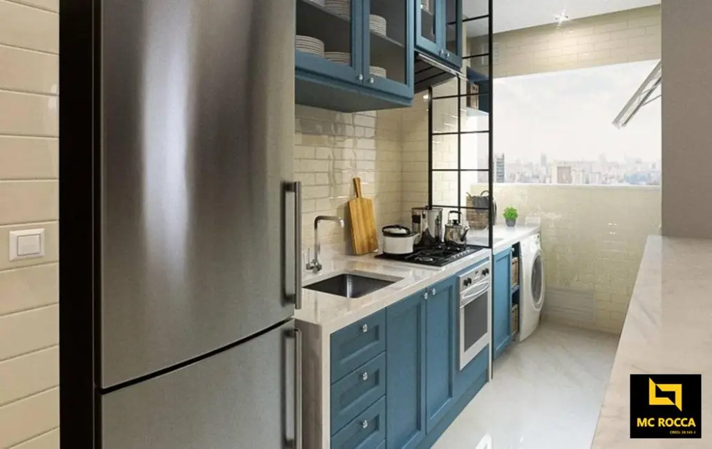 Foto 3 de Apartamento com 2 quartos à venda, 53m2 em Vila Tibiriçá, Santo Andre - SP