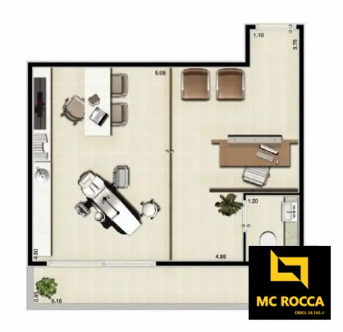 Foto 6 de Sala Comercial à venda, 32m2 em Rudge Ramos, Sao Bernardo Do Campo - SP