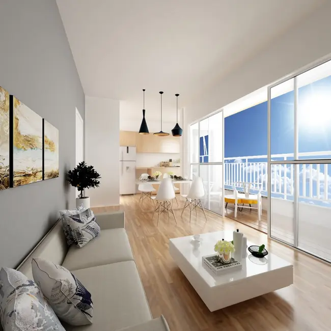 Foto 3 de Apartamento com 2 quartos à venda, 56m2 em Baeta Neves, Sao Bernardo Do Campo - SP