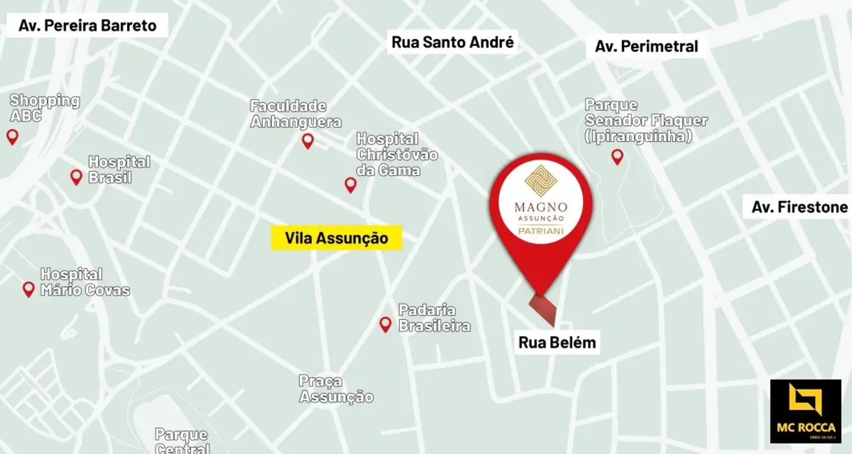 Foto 4 de Apartamento com 2 quartos à venda, 72m2 em Vila Assunção, Santo Andre - SP