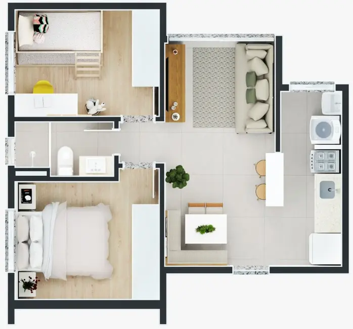 Foto 9 de Apartamento com 2 quartos à venda, 44m2 em Agronomia, Porto Alegre - RS