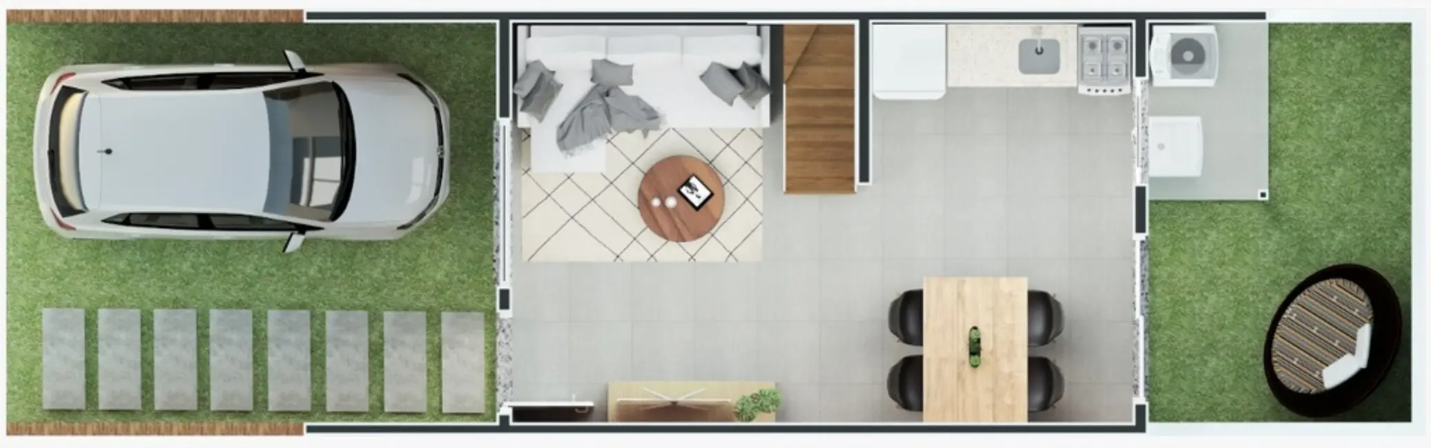 Casa de Condomínio com 2 quartos à venda, 54m2 em Agronomia, Porto Alegre - RS - imagem 9 Foto 9 de Casa de Condomínio com 2 quartos à venda, 54m2 em Agronomia, Porto Alegre - RS