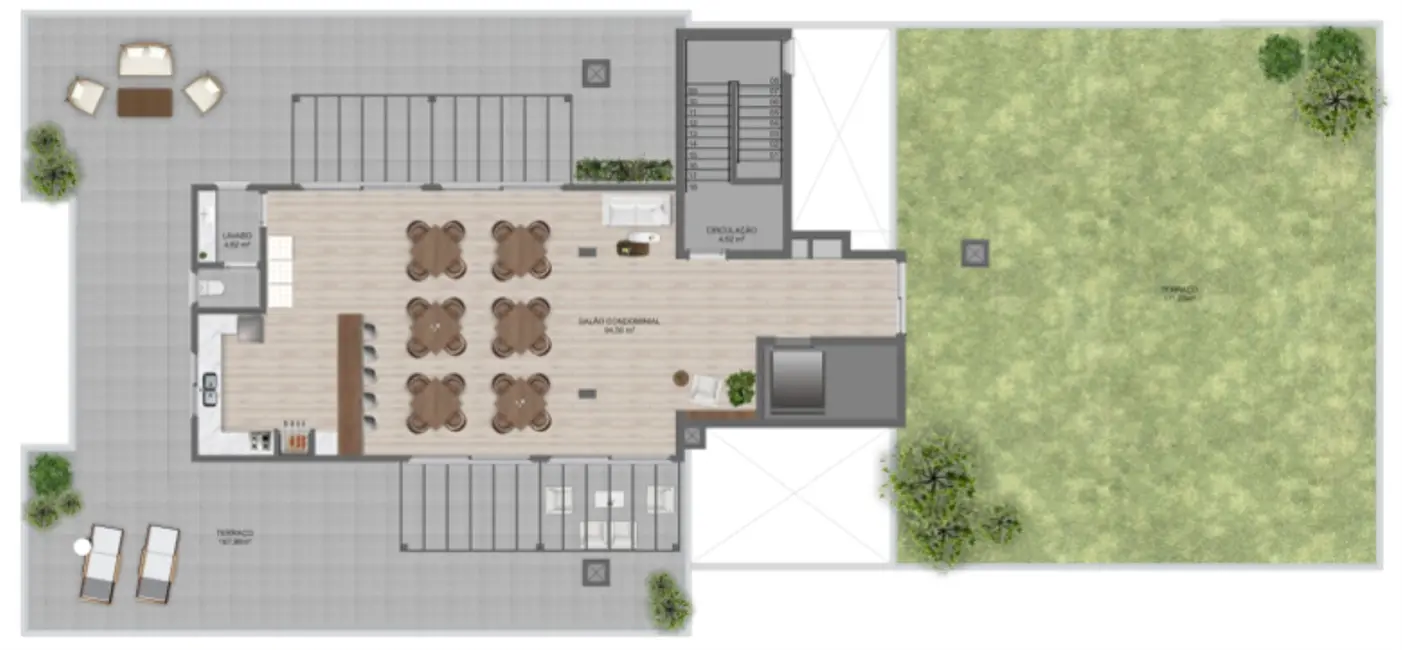 Foto 9 de Apartamento com 3 quartos à venda, 233m2 em Tristeza, Porto Alegre - RS