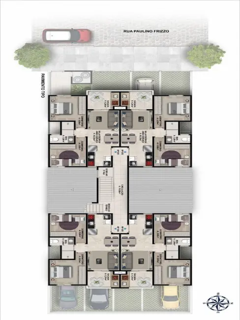 Apartamento com 2 quartos à venda, 53m2 em Desvio Rizzo, Caxias Do Sul - RS - imagem 4 Foto 4 de Apartamento com 2 quartos à venda, 53m2 em Desvio Rizzo, Caxias Do Sul - RS