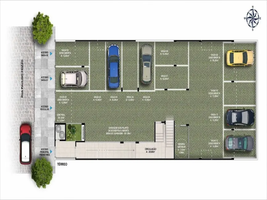 Apartamento com 2 quartos à venda, 53m2 em Desvio Rizzo, Caxias Do Sul - RS - imagem 5 Foto 5 de Apartamento com 2 quartos à venda, 53m2 em Desvio Rizzo, Caxias Do Sul - RS