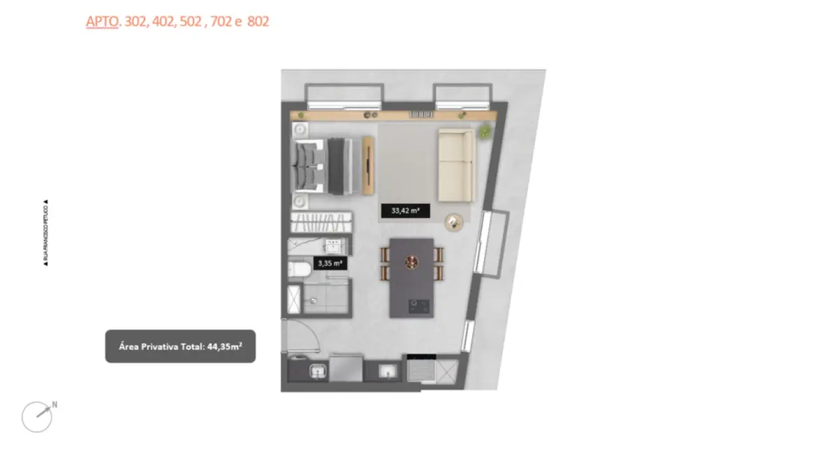 Foto 28 de Apartamento com 1 quarto à venda, 82m2 em Boa Vista, Porto Alegre - RS