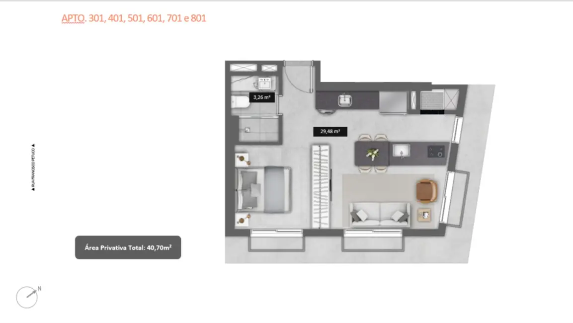 Foto 27 de Apartamento com 1 quarto à venda, 82m2 em Boa Vista, Porto Alegre - RS