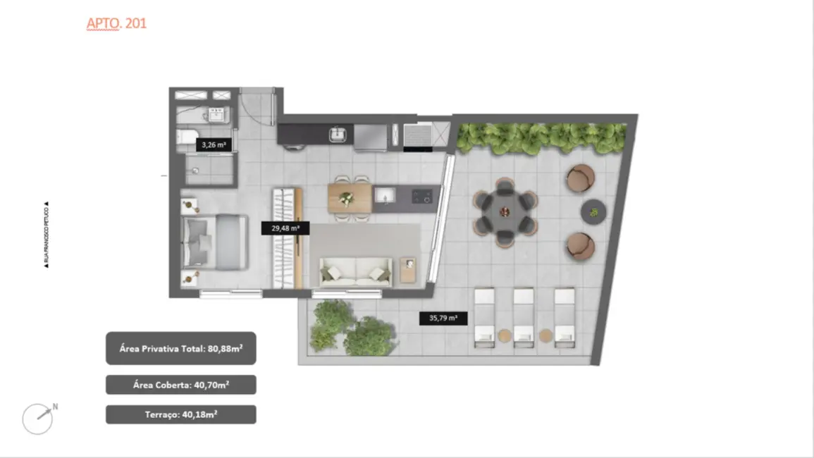 Foto 23 de Apartamento com 1 quarto à venda, 82m2 em Boa Vista, Porto Alegre - RS