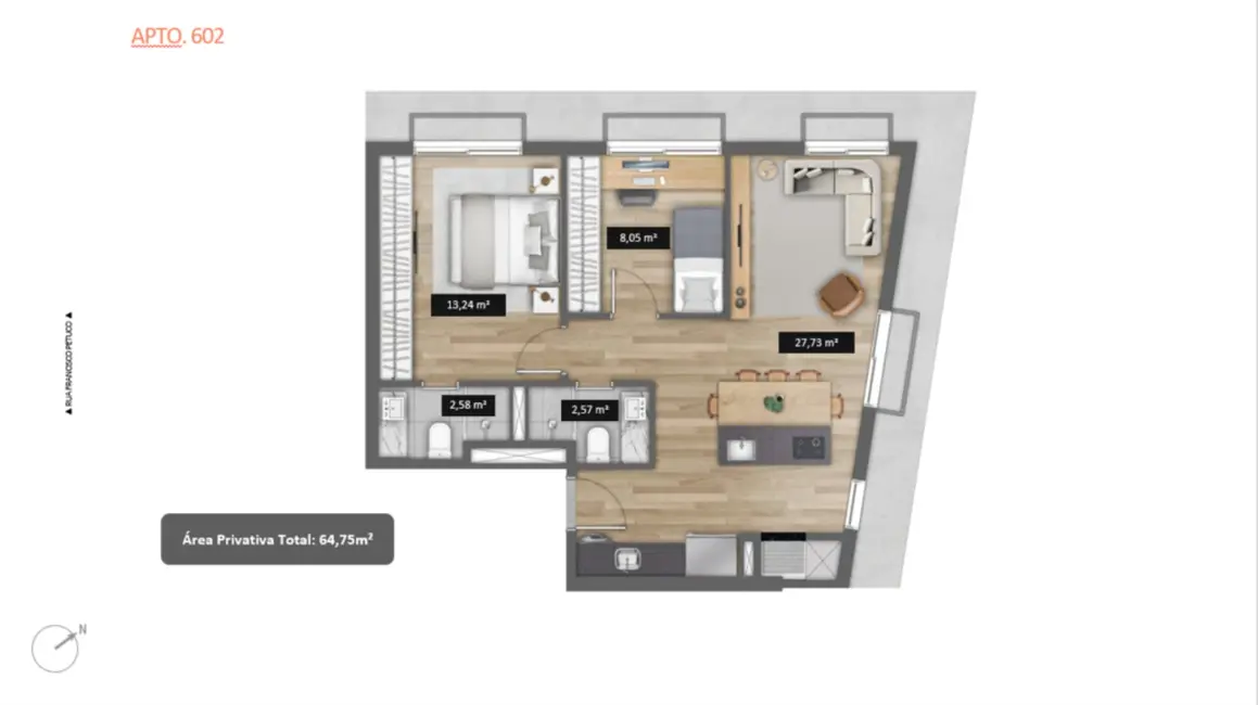 Foto 32 de Apartamento com 1 quarto à venda, 82m2 em Boa Vista, Porto Alegre - RS